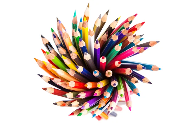 컬러 연필 절연 — 스톡 사진