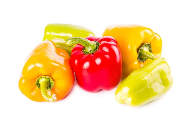 Colored sweet peppers. Health eating concept, diet. — Stock Photo, Image