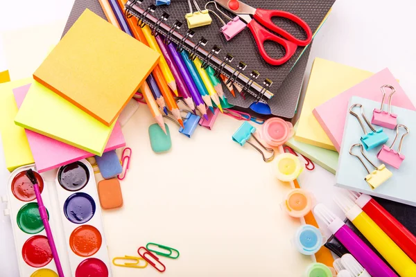 École et bureau fixes. Concept de retour à l'école — Photo