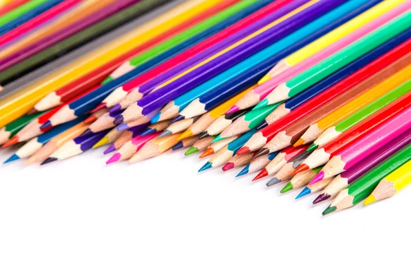 Colour pencils isolated — Stock Photo, Image