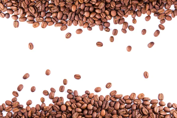 Arka plan olarak kahve çekirdekleri — Stok fotoğraf