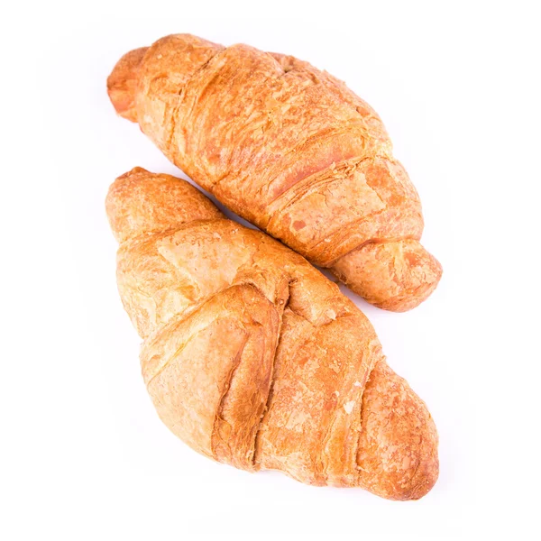 Croissants franceses frescos e saborosos — Fotografia de Stock