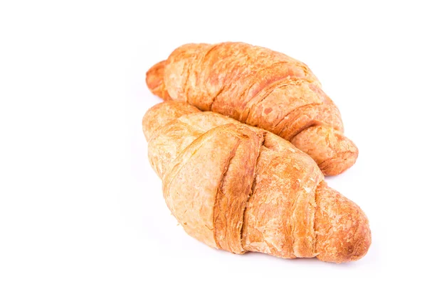 Croissants franceses frescos e saborosos — Fotografia de Stock