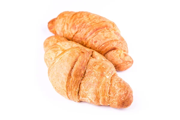 Croissants franceses frescos e saborosos — Fotografia de Stock