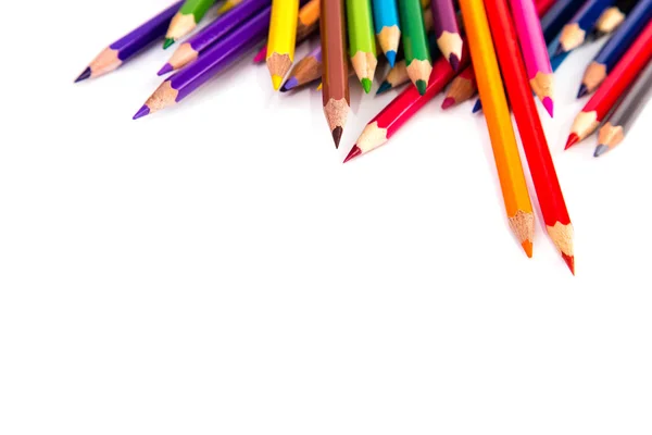分離された色鉛筆 — ストック写真