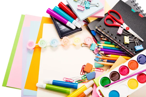 School and office stationary. Back to school concept — Stock Photo, Image