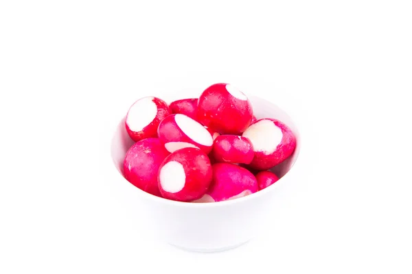 Fresh radish ready to eat served — Stock Photo, Image