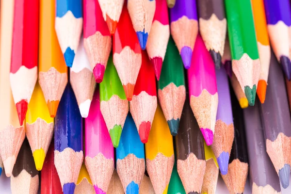 Colour pencils isolated — Stock Photo, Image