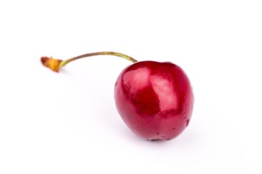 izole tatlı taze kiraz