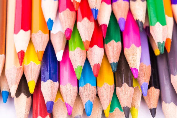 Colour pencils isolated — Stock Photo, Image