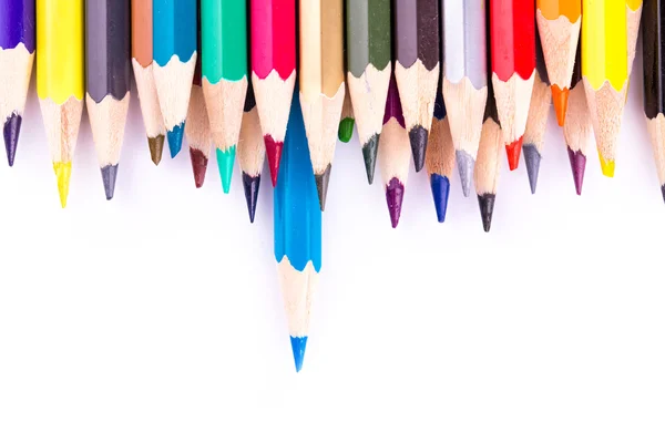 Colour pencils isolated — Stock Photo, Image