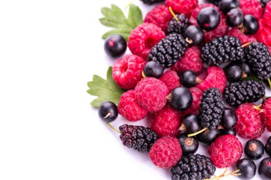 taze meyveleri izole