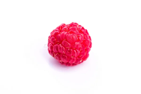 Ripe raspberry isolated on a white — Stock Photo, Image