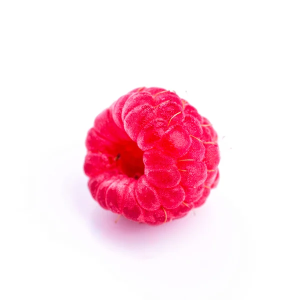 Ripe raspberry isolated on a white — Stock Photo, Image