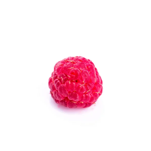 Ripe raspberry isolated on a white — Stock Photo, Image