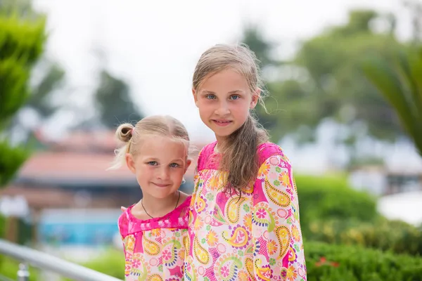 Portrait of beautiful little girls — Stock Photo, Image