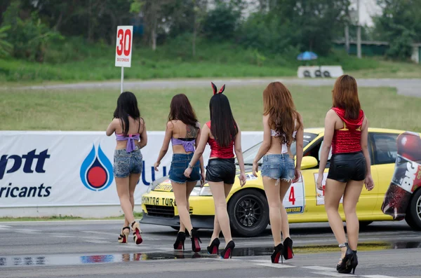 태국에서 경주 하는 자동차 — 스톡 사진