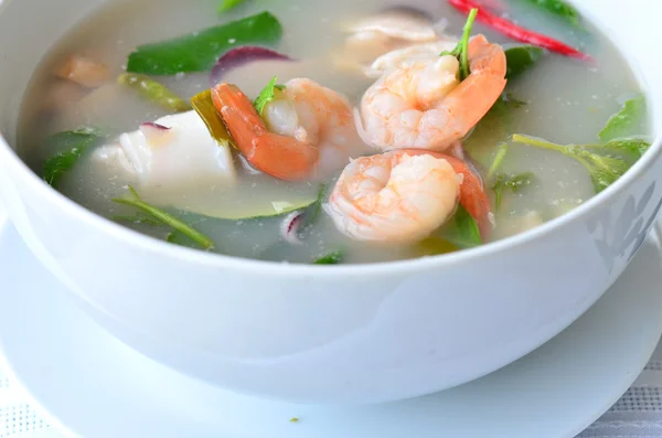 Sopa de camarones, Tom Yum Goong — Foto de Stock