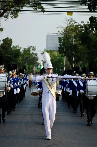 通りの phranakhonkhiri 祭パレード 2013 — ストック写真