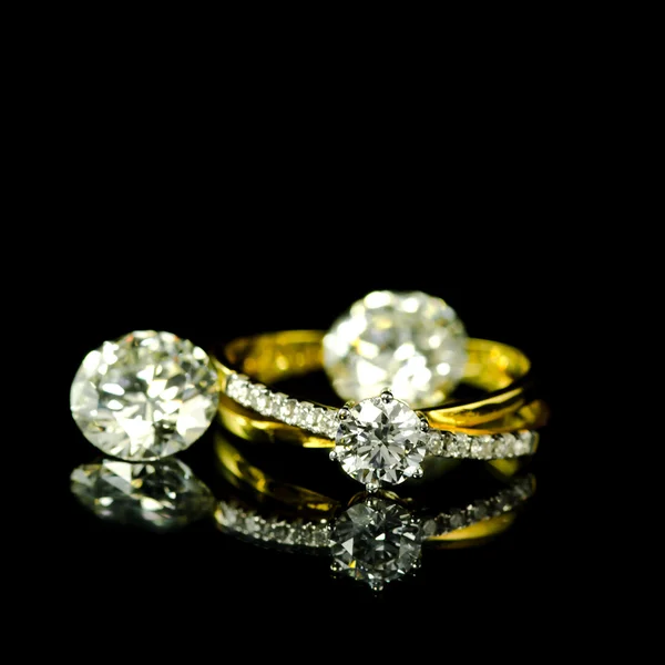 Wedding dimond ring — Stock Photo, Image