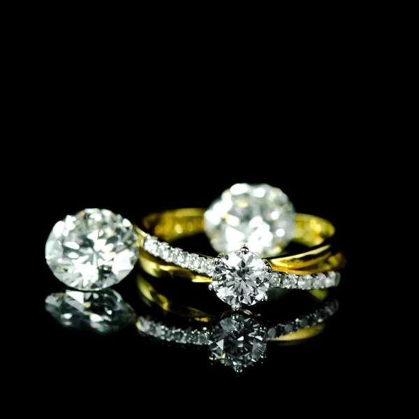 Anillo de dimond de boda — Foto de Stock