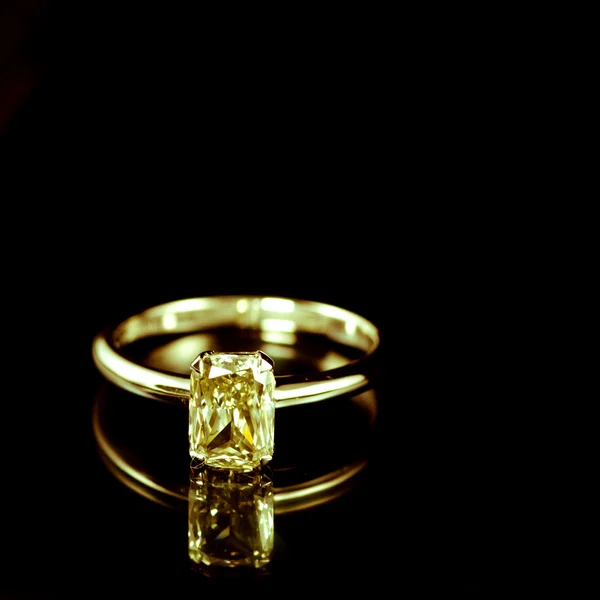 Wedding dimond ring Stock Photo