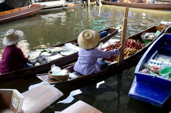 Mercado flotante — Foto de Stock