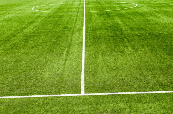 Campo de hierba de fútbol — Foto de Stock