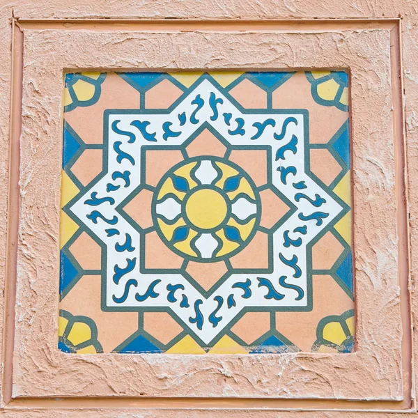 摩洛哥风格墙 — 图库照片