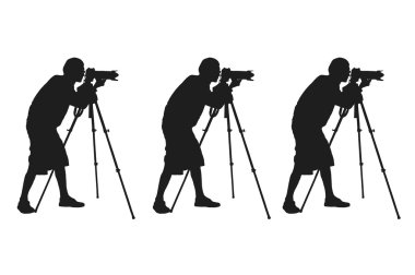 siluet fotoğrafçı