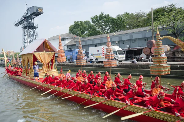 The rehearsals Royal barge — Stock Photo, Image