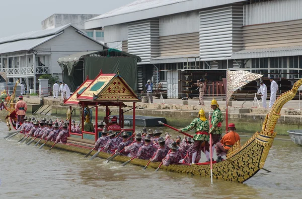The rehearsals Royal barge — Stock Photo, Image