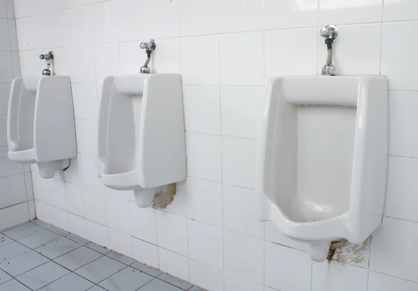 White urinals — Stock Photo, Image