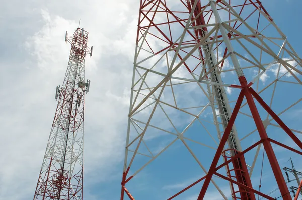 Telecommunicatie toren — Stockfoto