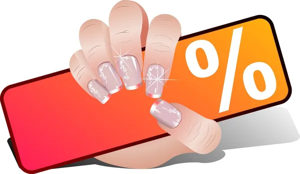 Manicure banners — Stockvector