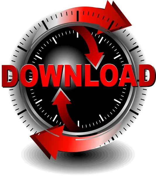 Düğme download — Stok fotoğraf