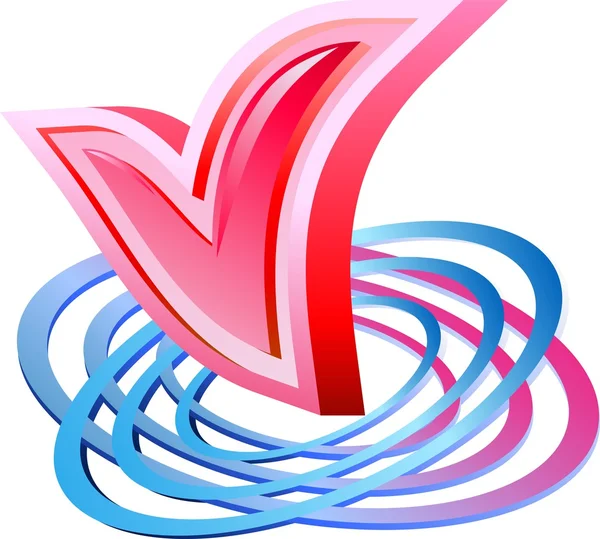 Logo Wasser genehmigt — Stockfoto