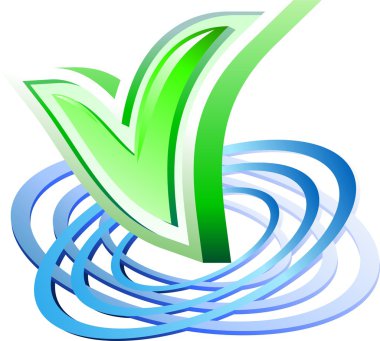 Onaylı logosu su