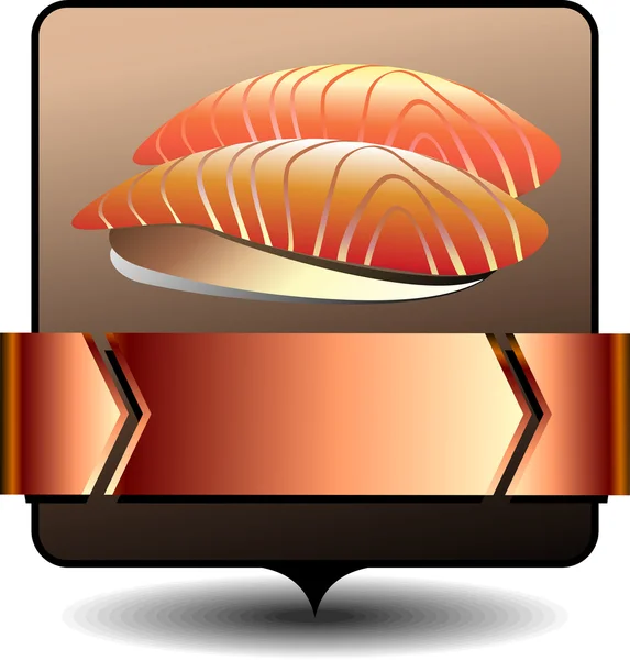 Sushi business — Stockvector