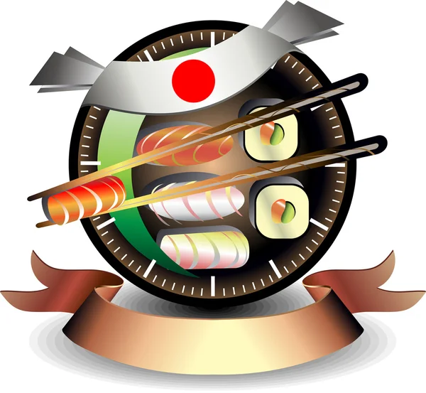 Sushi negócio — Vetor de Stock