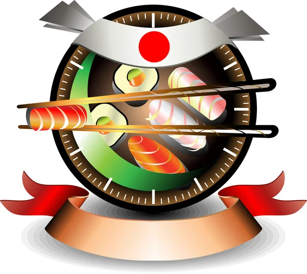 Sushi business — Stockvector
