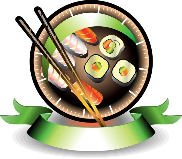 Sushi business — Stockvector