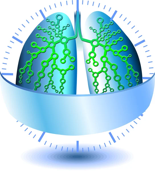 Diagnósticos pulmonares — Foto de Stock