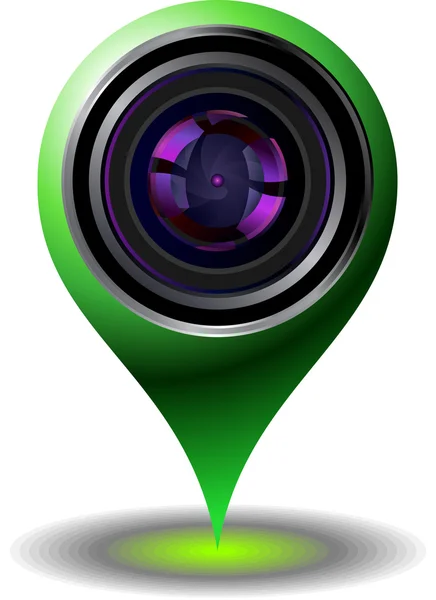 Digitale webcam pictogram — Stockvector