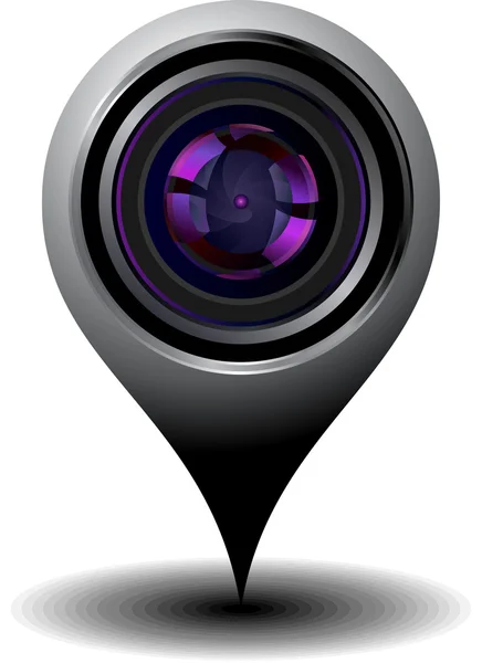 Dijital kamerası simgesi — Stok Vektör