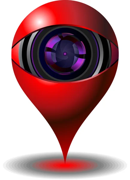 Digitális webcam ikon — Stock Vector