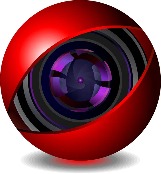 Digitale webcam pictogram — Stockvector