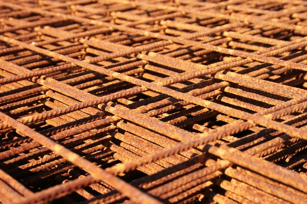 Rusty iron net — Stock Photo, Image