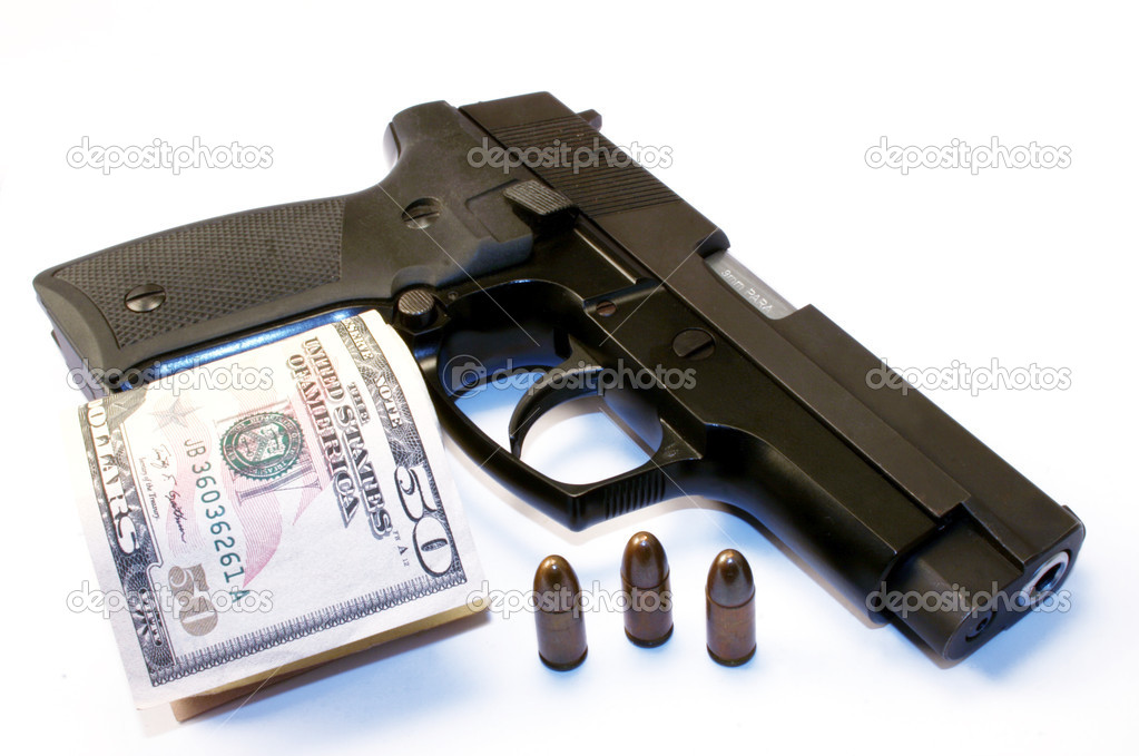 Gun and money