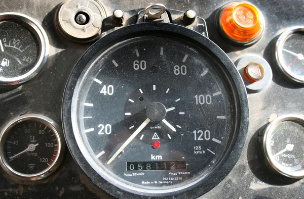 Retro speedometer — Stock Photo, Image